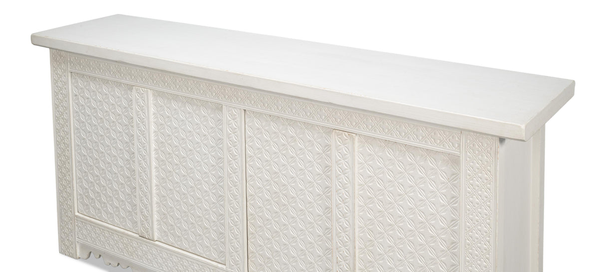 Sarreid Persian Sideboard  Antique White