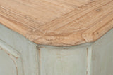 Sarreid Antique Whitewash Sideboard  4 Door