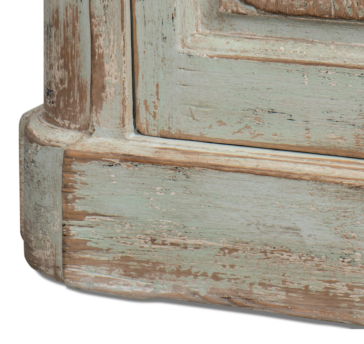 Sarreid Antique Whitewash Sideboard  4 Door