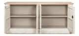 Sarreid Antique Whitewash Sideboard  4 Door