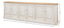 Sarreid Antique Whitewash Sideboard  6 Door