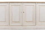 Sarreid Antique Whitewash Sideboard  6 Door