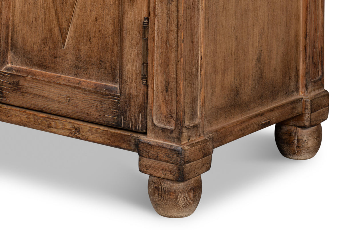 Sarreid Diamond Wall Sideboard  Brown