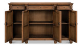 Sarreid Diamond Wall Sideboard  Brown