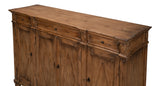 Sarreid Diamond Wall Sideboard  Brown