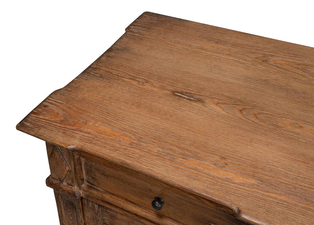 Sarreid Diamond Wall Sideboard  Brown