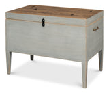Sarreid Trunk Side Table W/ Secret Storage