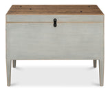Sarreid Trunk Side Table W/ Secret Storage