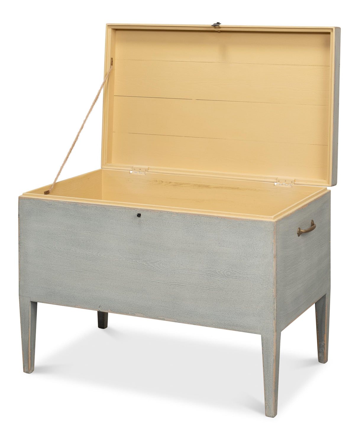 Sarreid Trunk Side Table W/ Secret Storage