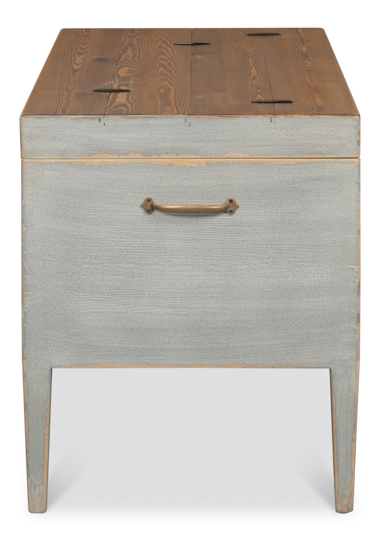 Sarreid Trunk Side Table W/ Secret Storage