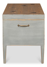 Sarreid Trunk Side Table W/ Secret Storage