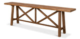 Sarreid Double X Base Sofa Table