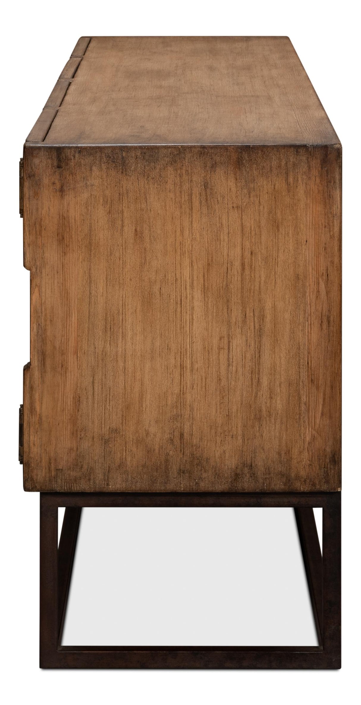 Sarreid Aztec Sideboard On Stand  Brown