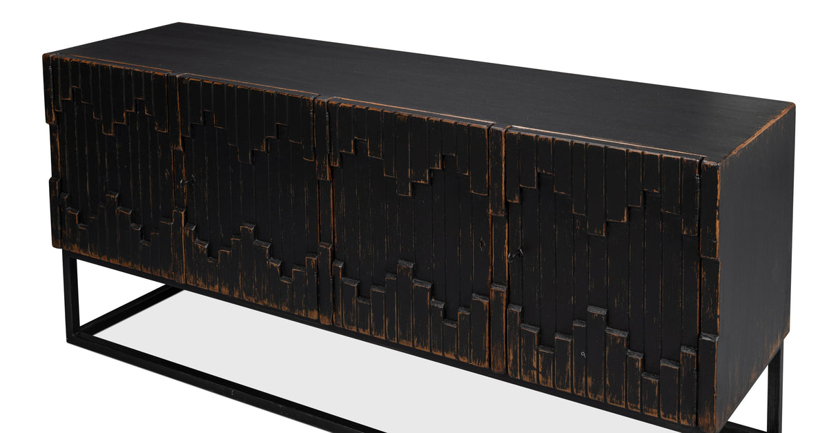 Sarreid Aztec Sideboard  Black