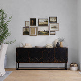 Sarreid Aztec Sideboard  Black