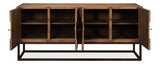 Sarreid Aztec Sideboard On Stand  Whitewash