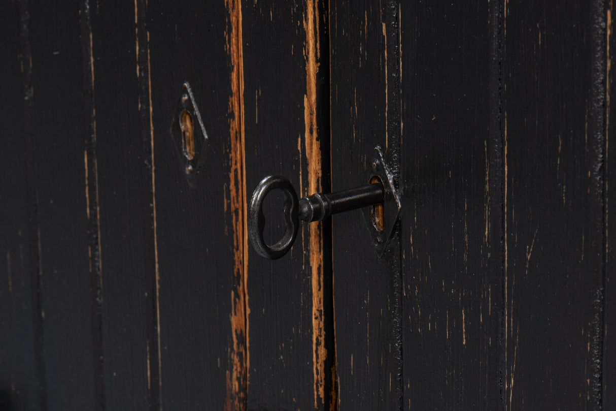 Sarreid Aztec Sideboard On Stand  Whitewash