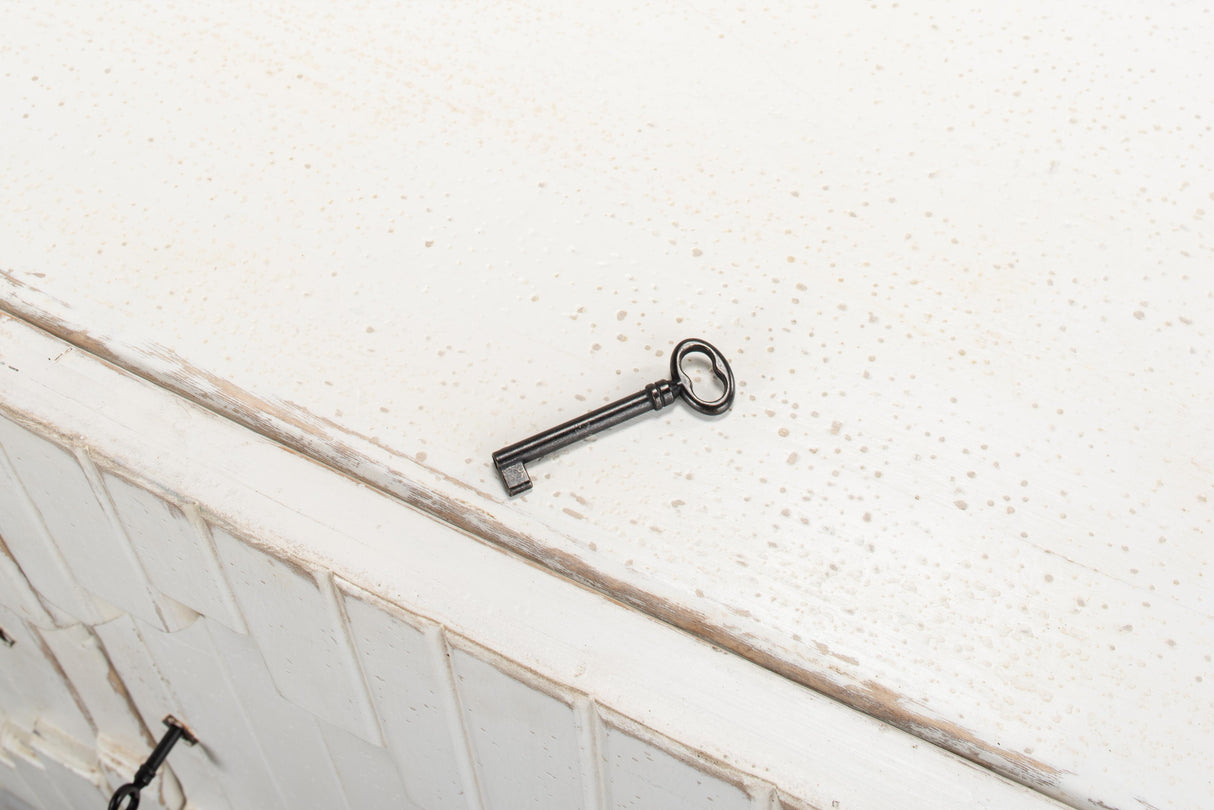 Sarreid Aztec Sideboard On Stand  Whitewash