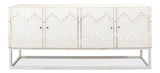 Sarreid Aztec Sideboard On Stand  Whitewash