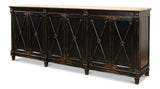 Sarreid Marksman Sideboard  Antique Ebony
