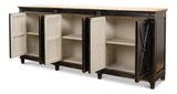 Sarreid Marksman Sideboard  Antique Ebony