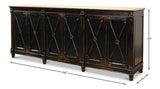 Sarreid Marksman Sideboard  Antique Ebony