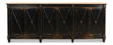 Sarreid Marksman Sideboard  Antique Ebony