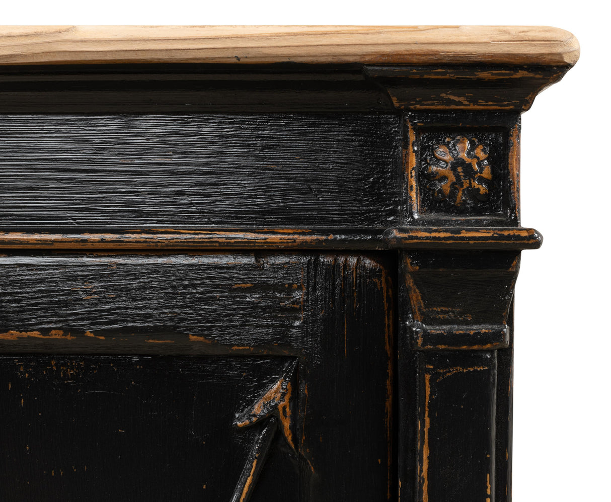 Sarreid Marksman Sideboard  Antique Ebony