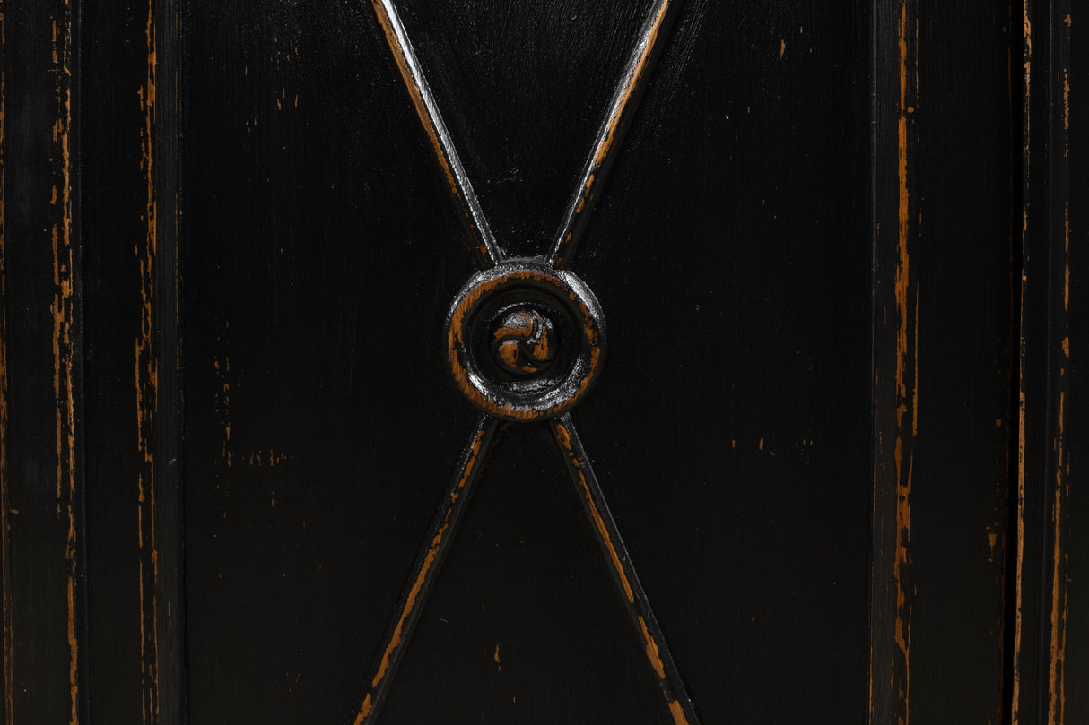 Sarreid Marksman Sideboard  Antique Ebony