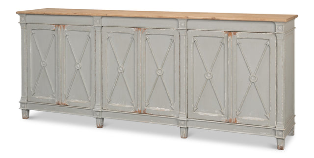 Sarreid Marksman Sideboard Antique Muted Grey