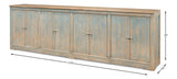 Sarreid Eight Is Enough Sideboard  Antique Blue