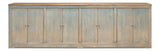 Sarreid Eight Is Enough Sideboard  Antique Blue
