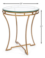 Sarreid Round Side Table