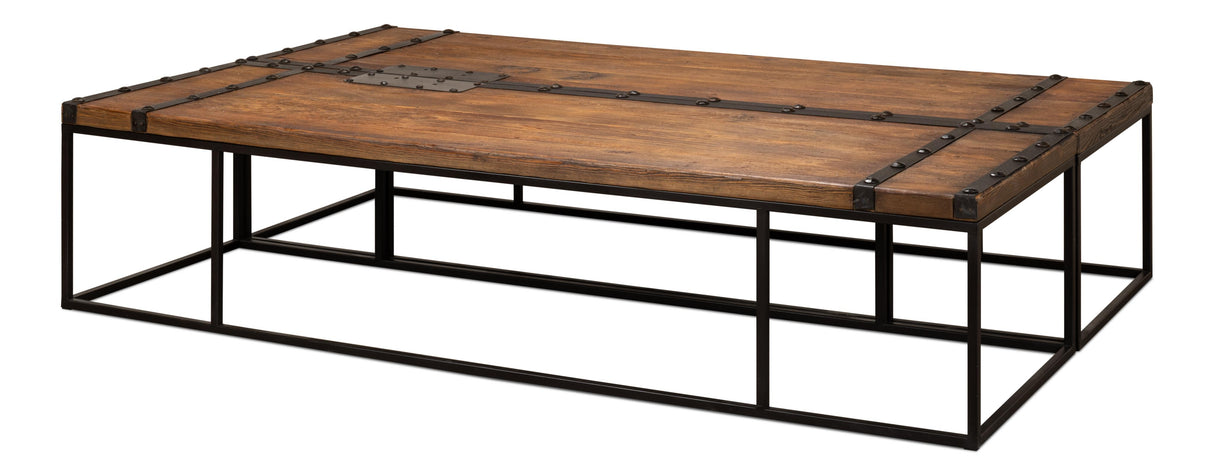Sarreid Antique Doors Coffee Table