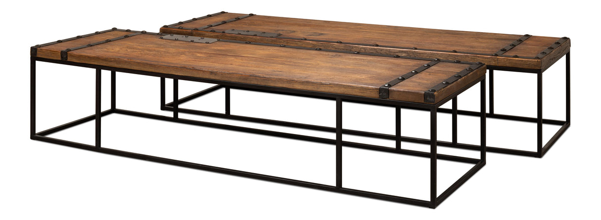 Sarreid Antique Doors Coffee Table