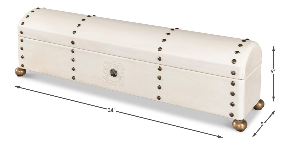 Sarreid Leather Telescope Box