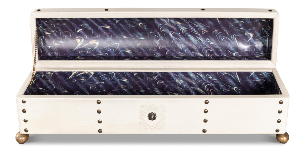 Sarreid Leather Telescope Box