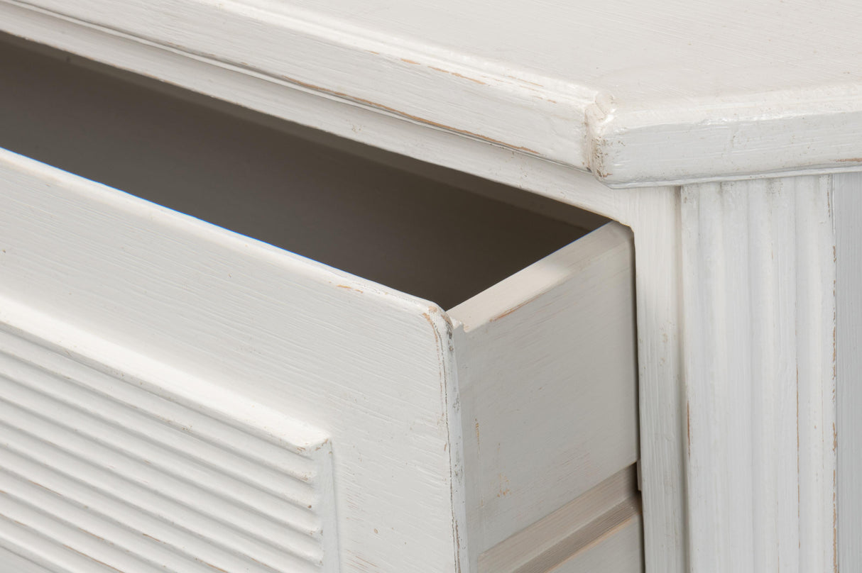 Sarreid Altus Commode  Antique White