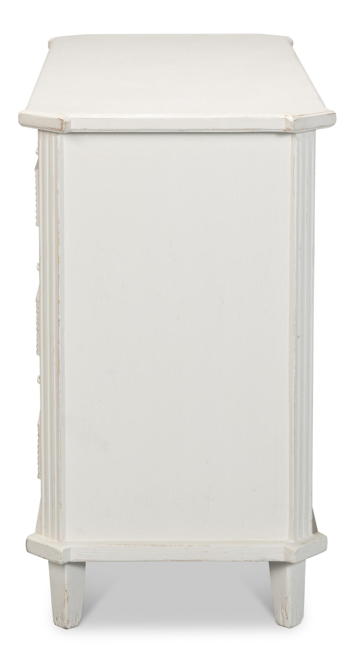 Sarreid Altus Commode  Antique White