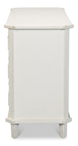 Sarreid Altus Commode  Antique White