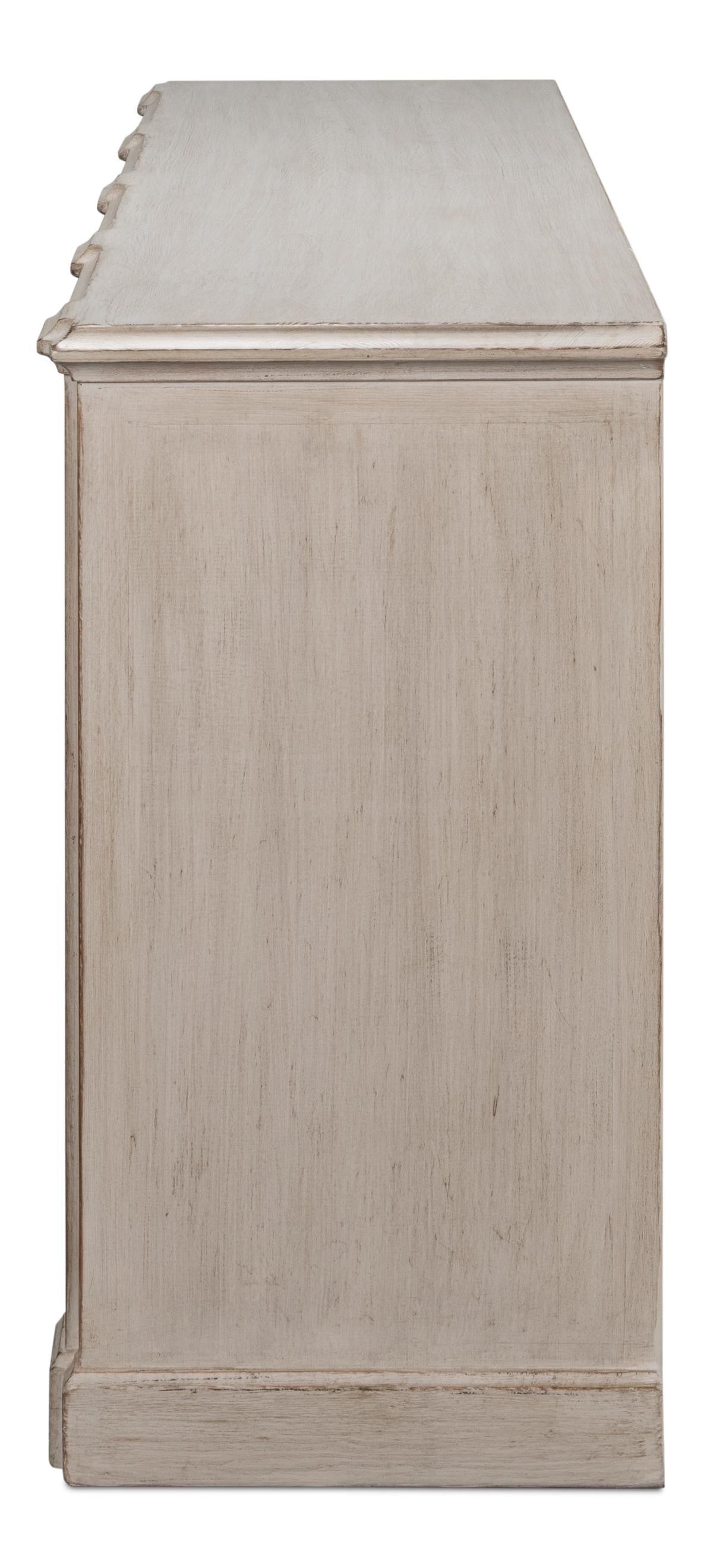 Sarreid Villefranche Sideboard  Stone Grey
