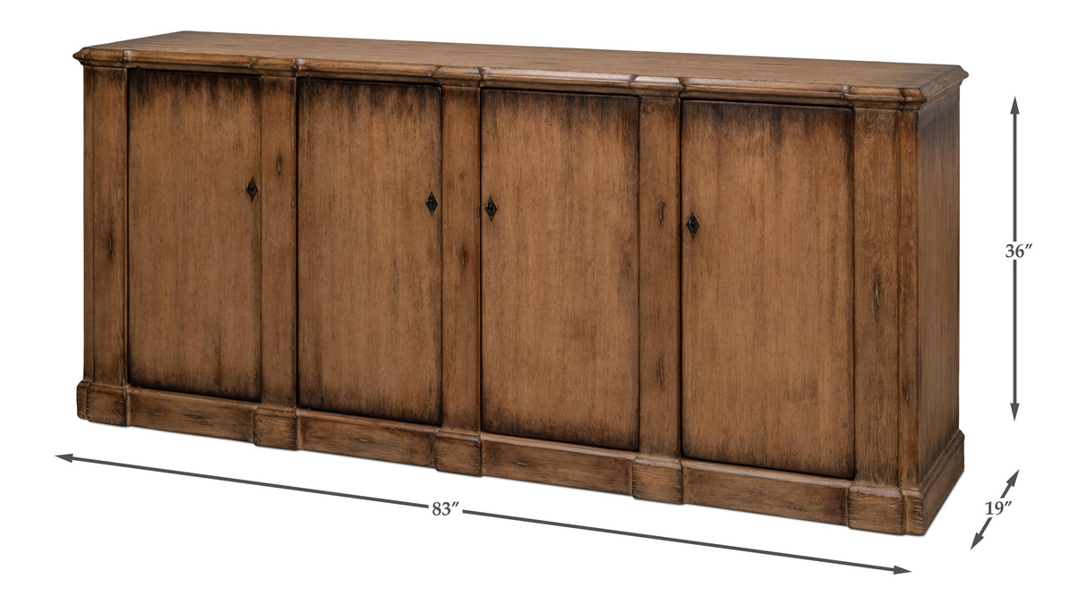 Sarreid Villefranche Sideboard  Brown