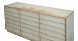Sarreid Louvered Sideboard  Whitewash