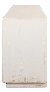 Sarreid Louvered Sideboard  Whitewash