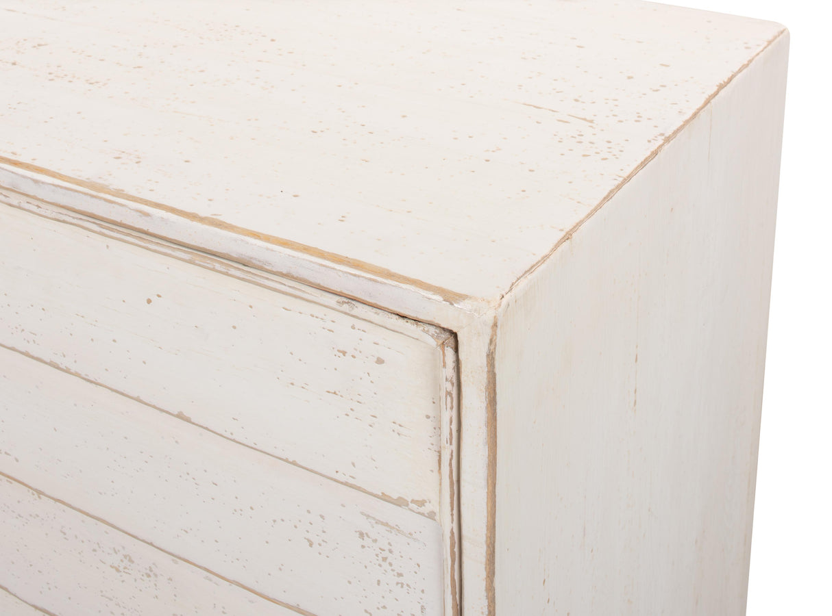 Sarreid Louvered Sideboard  Whitewash
