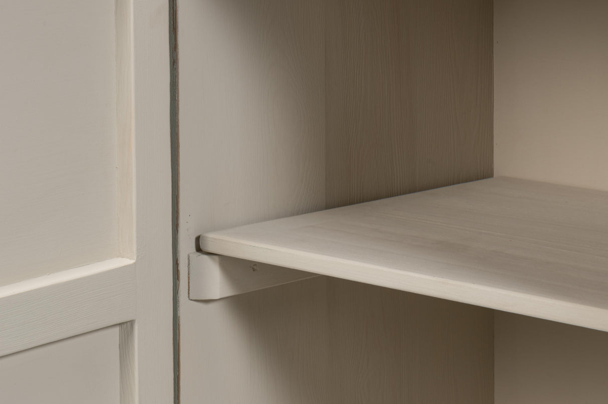 Sarreid Louvered Sideboard  Whitewash