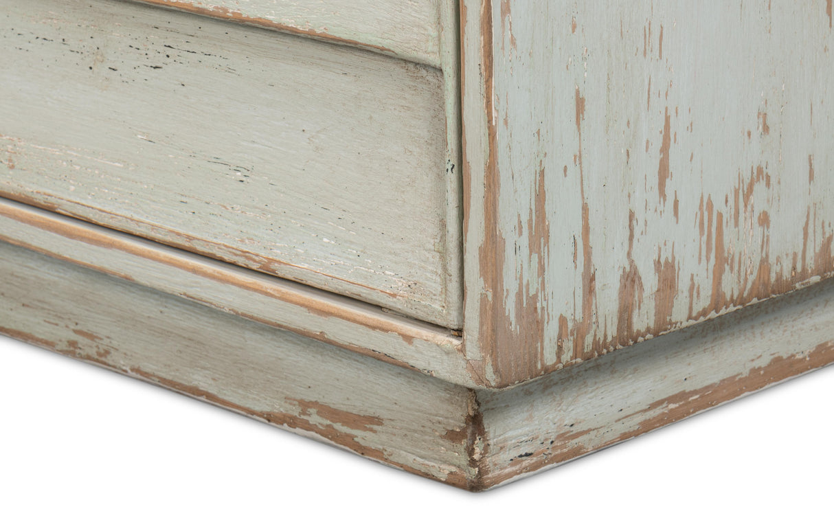 Sarreid Louvered Sideboard  Whitewash