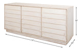 Sarreid Louvered Sideboard  Whitewash
