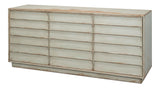 Sarreid Louvered Sideboard  Whitewash