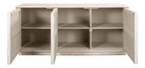 Sarreid Louvered Sideboard  Whitewash